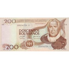 200 Bolivianos Tamayo, Series A-C