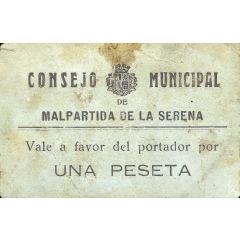 1 Peseta Malpartida de la Serena