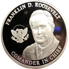 Token - Leaders of World War II Franklin D. Roosevelt