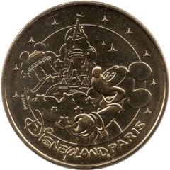 Monnaie de Paris Tourist Token - Disneyland Paris Les deux châteaux - Mickey sorcier