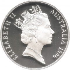 5 Dollars - Elizabeth II 3rd Portrait - Henry Lawson - Masterpieces in Silver