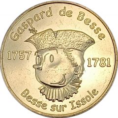 Jeton touristique - Monnaie de Paris - Besse-sur-Issole - Gaspard de Besse