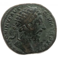 Dupondius - Marcus Aurelius IMP VII COS III S C, Annona
