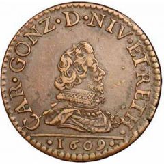 Liard - Charles I narrow bust