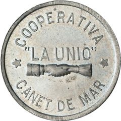 5 Pesetas - Cooperativa La Unió