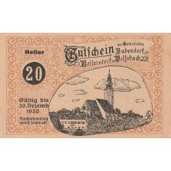 20 Heller Bubendorf, Meilersdorf, Wolfsbach