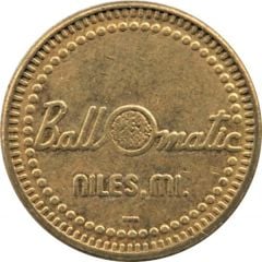 Token - Ball O matic Niles, Michigan