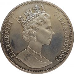 1 Crown - Elizabeth II International Friendship China