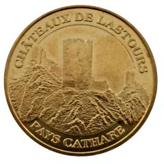 Tourist token - Monnaie de Paris - Lastours - Castles of Lastours the Régine tower