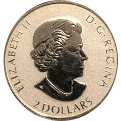 2 Dollars - Elizabeth II Wolverine, Bullion