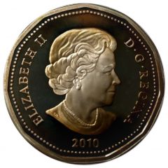 1 Dollar - Elizabeth II Lucky Loonie, Silver