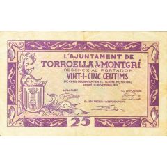 25 Céntimos Torroella de Montgrí