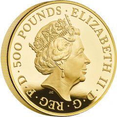 500 Pounds - Elizabeth II Seymour Panther, Gold Proof