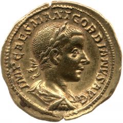 Aureus - Gordian III P M TR P II COS P P, Jupiter