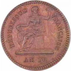 10 centimes Pièce d`essai République Française au module de ...