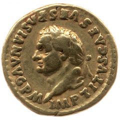 Aureus - Titus TR P IX IMP XV COS VIII P P