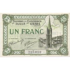 1 Franc - Chambre de Commerce de Tulle et Ussel Corrèze [19]