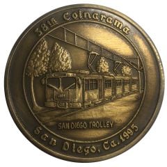 Medal - Inter-Club Numismatic Council 38th Coinarama, San Diego Trolley