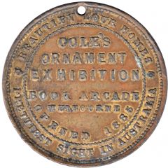 Token - Cole`s Ornament Exhibition Cole`s Book Arcade