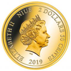 2 Dollars 50 Cents - Elizabeth II Seahorse