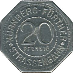 20 Pfennig - Hl. Geist Spital Nürnberg-Fürth
