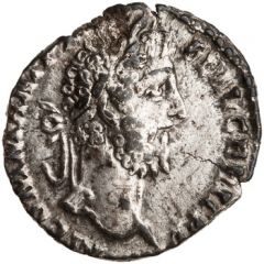 Denarius - Commodus GEN AVG FELIC COS VI, Genius