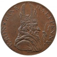 1/2 Penny Wicklow /Cronebane, Mule