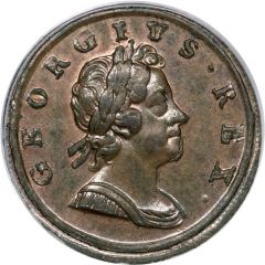 1/2 Penny - George I `Dump` issue