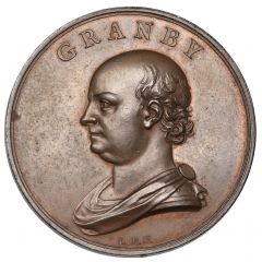 Medal - George III John Manners, bronze