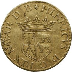 Gold Ecu - Henry I of Albret