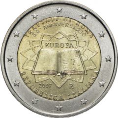 2 Euros Treaty of Rome