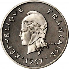 10 Francs Piedfort nickel