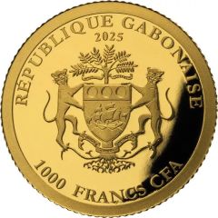 1000 Francs CFA Bull & bear, 1/200 oz