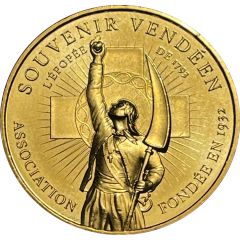 Monnaie de Paris Tourist Token - Souvenir Vendéen Association fondée en 1932