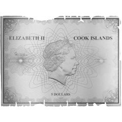 5 Dollars - Elizabeth II Captain Cook`s Voyage of Discovery