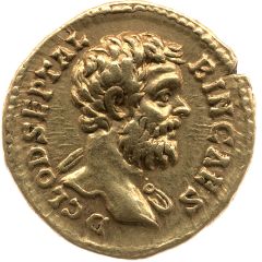 Aureus - Clodius Albinus FORT REDVCI COS II, Fortuna