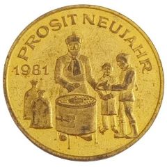 New Year Lucky Token Prosit Neujahr