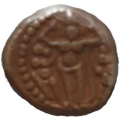 1 Kasu - Raghunatha Nayaka Thanjavur Nayaks - 1600-1634 AD
