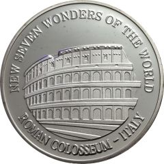 Medal - New Seven Wonders of the World Roman Colosseum - Italy