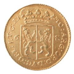 6 Stuivers `Scheepjesschelling` gold