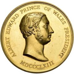 Medal - Albert Edward Society of Arts Manufactures and Commerce; gold