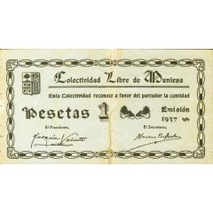 1 Peseta Muniesa