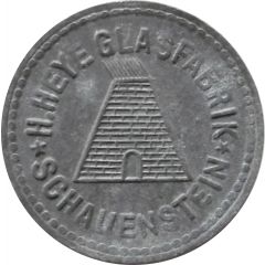 10 Pfennig - Schauenstein H. Heye Glasfabrik