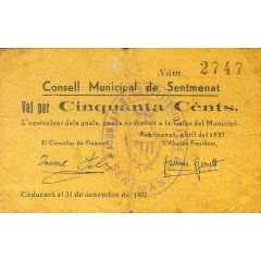 50 Céntimos Sentmenat