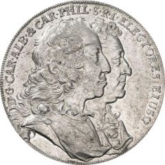 1 Thaler - Charles Albert Vicariat