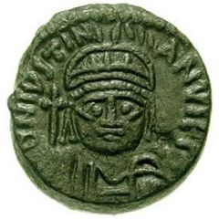 10 Nummi - Justinian I Ravenna, Regnal Year, Bust Facing