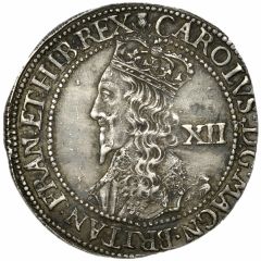 12 Shillings - Charles I 3rd Coinage, 4th Issue