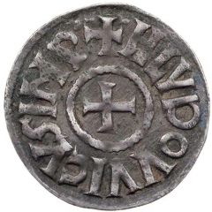 Denier - Louis I Melle mint