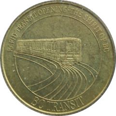 1 Dollar - BC Transit Skytrain