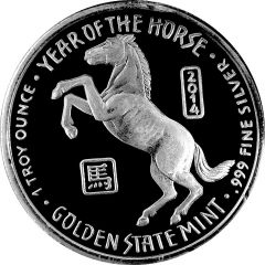 1 oz Silver - Year of the Horse GSM